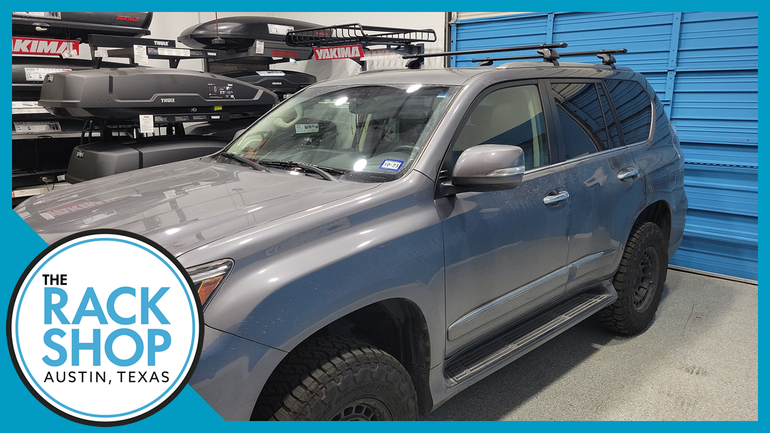 2010-2023 Lexus GX460 (w/flush rails) | Yakima Crossbar Complete Roof Rack
