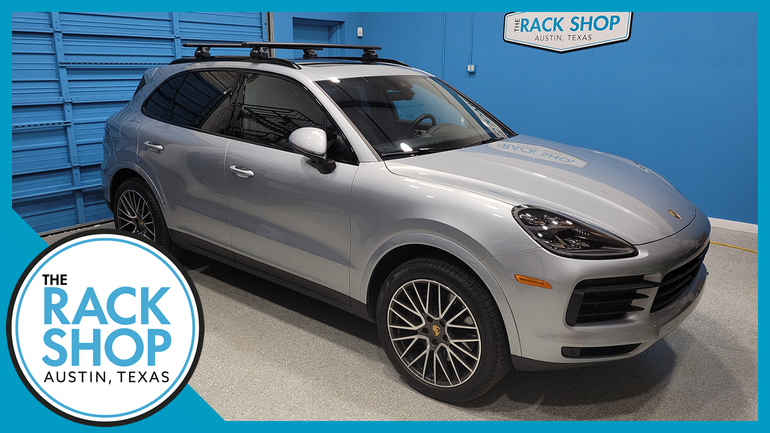 2019-2025 Porsche Cayenne (w/flush rails) Thule Crossbar Complete Roof Rack