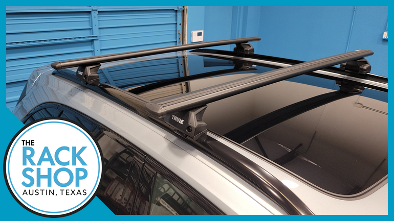 2019-2025 Porsche Cayenne (w/flush rails) Thule Crossbar Complete Roof Rack