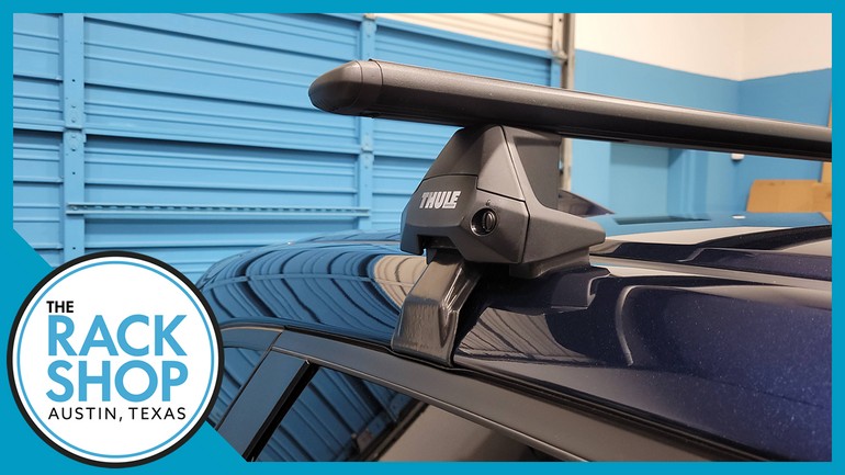 2017-2025 Mazda CX-5 (bare roof) Thule Crossbar Complete Roof Rack 2017-2025 Mazda CX-5 (bare roof) Thule Crossbar Complete Roof Rack