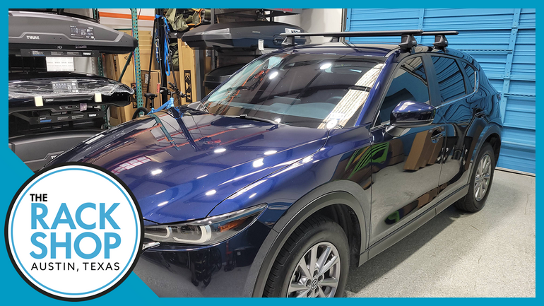 2017-2025 Mazda CX-5 (bare roof) Thule Crossbar Complete Roof Rack 2017-2025 Mazda CX-5 (bare roof) Thule Crossbar Complete Roof Rack