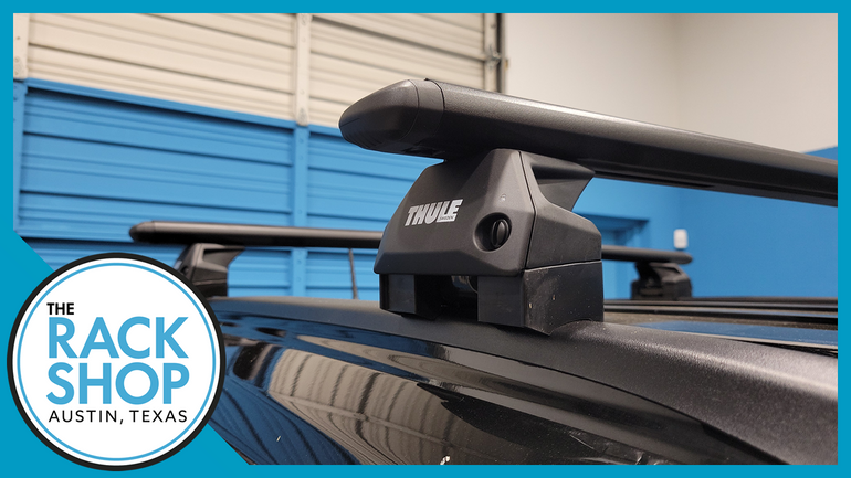 2017-2025 Jeep Compass (w/flush rails) Thule Crossbar Complete Roof Rack