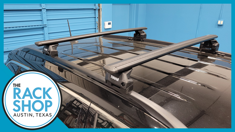 2017-2025 Jeep Compass (w/flush rails) Thule Crossbar Complete Roof Rack