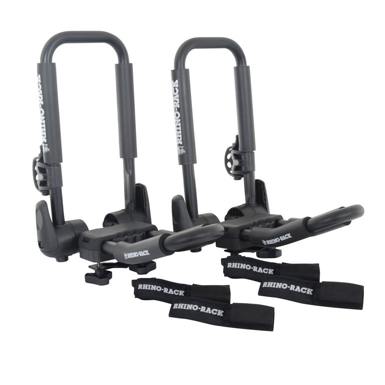 Rhino-Rack Folding J Style Kayak Carrier | Vertical