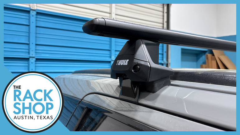 2011-2021 Jeep Grand Cherokee WK (w/black plastic trim) Thule Crossbar Complete Roof Rack