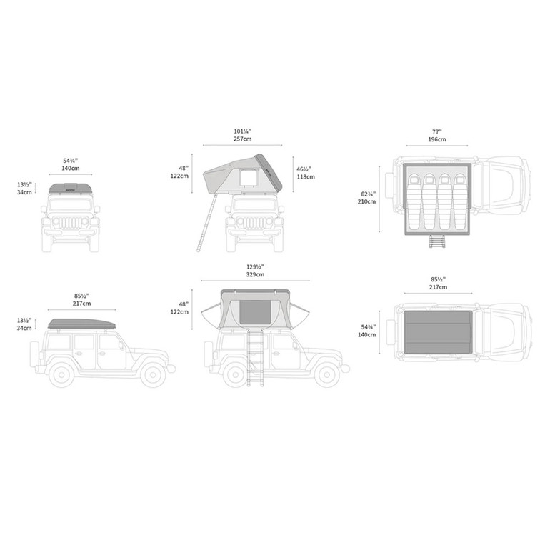 iKamper Skycamp 3.0 | Rocky Black
