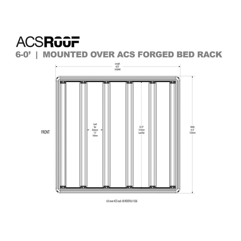Leitner ACS ROOF For Over ACS FORGED & CLASSIC Bed Rack