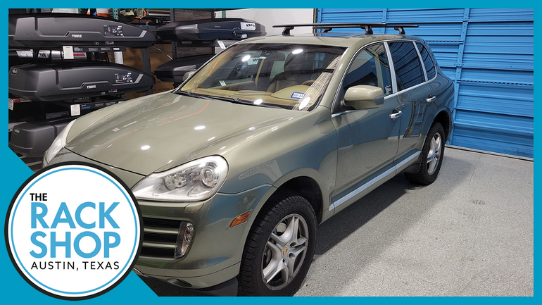 2003-2010 Porsche Cayenne (w/tracks) Yakima Crossbar Complete Roof Rack