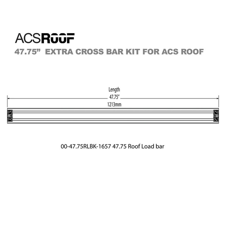 Leitner Extra Load Bar Kit for ACS Roof Platform Rack | Single