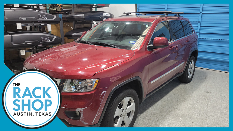 2011-2021 Jeep Grand Cherokee (w/ metal flush rails) Rhino-Rack RCL Vortex Complete Roof Rack w/Locks