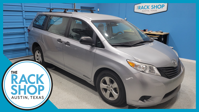 2011-2020 Toyota Sienna (w/bare roof) Custom Yakima Crossbar Complete Roof Rack