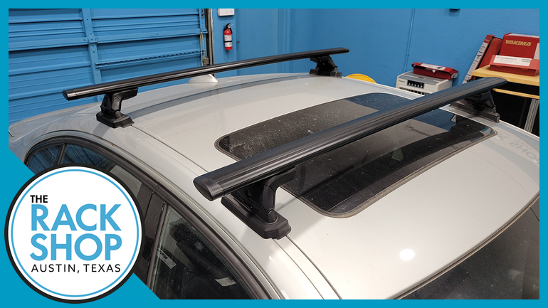2012-2018 BMW 3 Series 4DR (w/fixed points) Yakima Crossbar Complete Roof Rack
