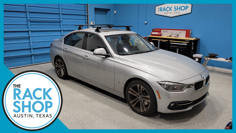 2012-2018 BMW 3 Series 4DR (w/fixed points) Yakima Crossbar Complete Roof Rack