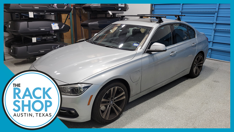 2012-2018 BMW 3 Series 4DR (w/fixed points) Yakima Crossbar Complete Roof Rack