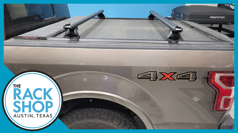 2015-2020 Ford F-150 Yakima SkyLine HD Bar Bed Rack for RollNLock XT/Retrax XR Cover