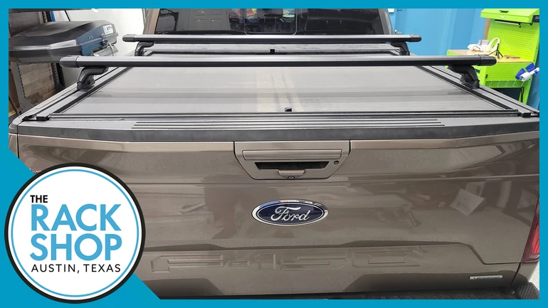 2015-2020 Ford F-150 Yakima SkyLine HD Bar Bed Rack for RollNLock XT/Retrax XR Cover