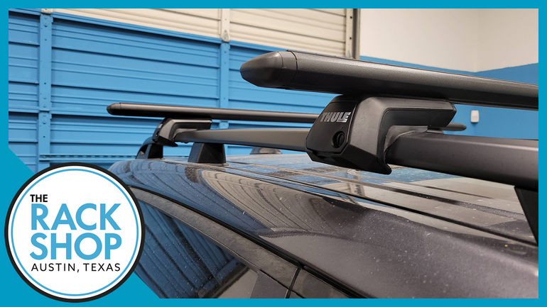 2019-2024 Subaru Forester (w/raised rails) Thule Crossbar Complete Roof Rack