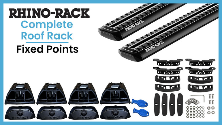 Rhino-Rack RCP Sportz Bar Complete Roof Rack | Fixed Points