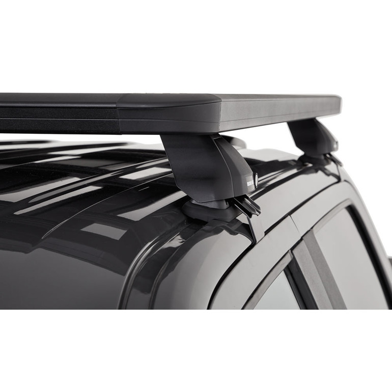 2019-2025 GMC Sierra 1500 Crew Cab Pioneer Platform RLKVA Leg Complete Roof Rack | 60 x 56 2019-2025 GMC Sierra 1500 Crew Cab Pioneer Platform RLKVA Leg Complete Roof Rack | 60 x 56