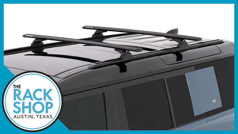2020-2025 Land Rover Defender (w/ OEM Tracks) Rhino-Rack 2-Bar RCL Vortex Complete Roof Rack w/Locks