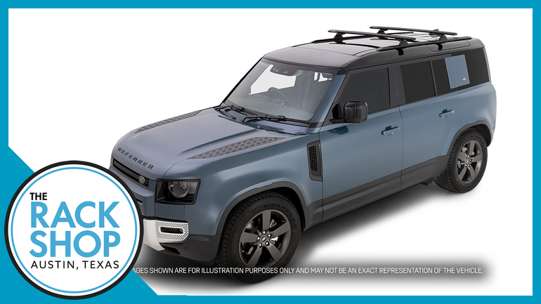 2020-2025 Land Rover Defender (w/ OEM Tracks) Rhino-Rack 2-Bar RCL Vortex Complete Roof Rack w/Locks