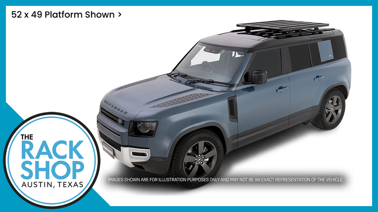 2020-2025 Land Rover Defender (w/OEM Tracks) Rhino-Rack Pioneer Platform RCL Complete Roof Rack w/Locks