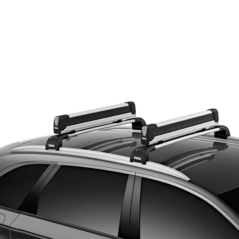Thule SnowPack Extender 6 Ski or4 Snowboard Mount | Silver