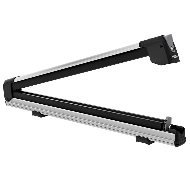 Thule SnowPack Extender 6 Ski or4 Snowboard Mount | Silver
