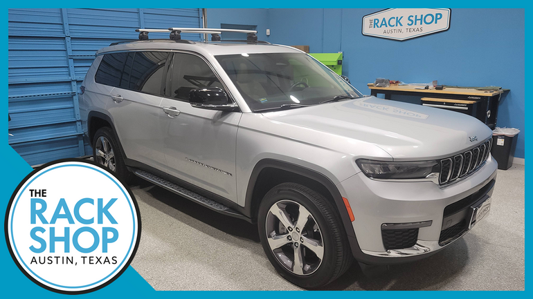 2021-2025 Jeep Grand Cherokee/L (WL) (w/flush rails) Thule Crossbar Complete Roof Rack