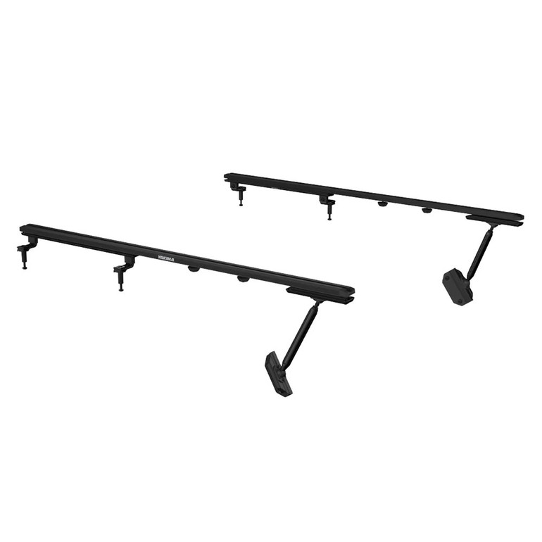 2018-2024 Jeep Wrangler 4DR JL Yakima 2 Crossbar w/RibCage Support Complete Roof Rack System