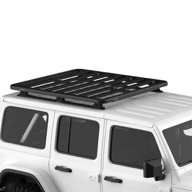 2018-2024 Jeep Wrangler 4DR JL Yakima 2 Crossbar w/RibCage Support Complete Roof Rack System