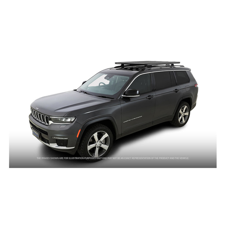2021-2025 Jeep Grand Cherokee WL (w/flush rails) Rhino-Rack Pioneer Platform RCL Complete Roof Rack w/Locks