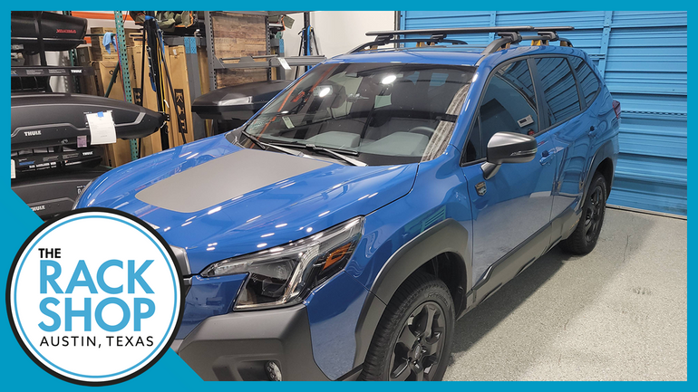 2022-2024 Subaru Forester WILDERNESS (w/raised rails) Thule Crossbar Complete Roof Rack