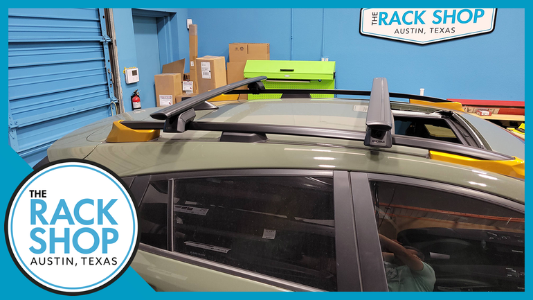 2024-2025 Subaru Crosstrek Wilderness (w/raised rails) Yakima Crossbar Complete Roof Rack