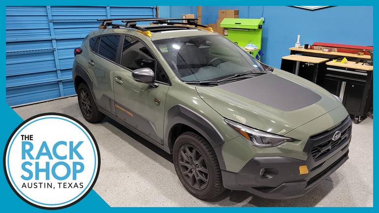2024-2025 Subaru Crosstrek Wilderness (w/raised rails) Yakima Crossbar Complete Roof Rack