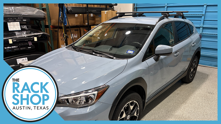 2024-2025 Subaru Crosstrek (w/raised rails) Thule Crossbar Complete Roof Rack 2024-2025 Subaru Crosstrek (w/raised rails) Thule Crossbar Complete Roof Rack