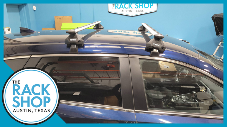 2016-2023 Mazda CX-9 (w/bare roof) Thule Crossbar Complete Roof Rack