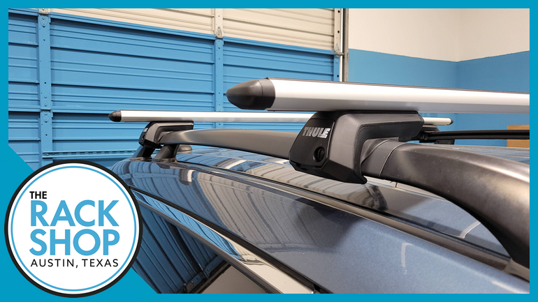 2007-2015 Mazda CX-9 (w/raised rails) Thule Crossbar Complete Roof Rack