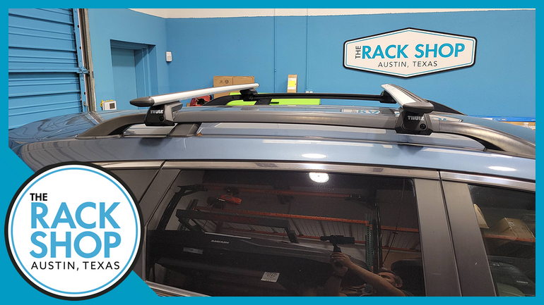 2007-2015 Mazda CX-9 (w/raised rails) Thule Crossbar Complete Roof Rack