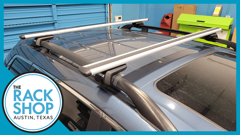 2007-2015 Mazda CX-9 (w/raised rails) Thule Crossbar Complete Roof Rack