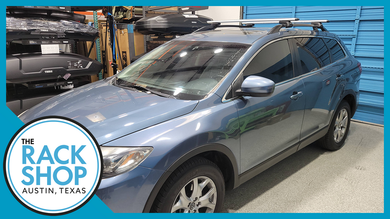 2007-2015 Mazda CX-9 (w/raised rails) Thule Crossbar Complete Roof Rack