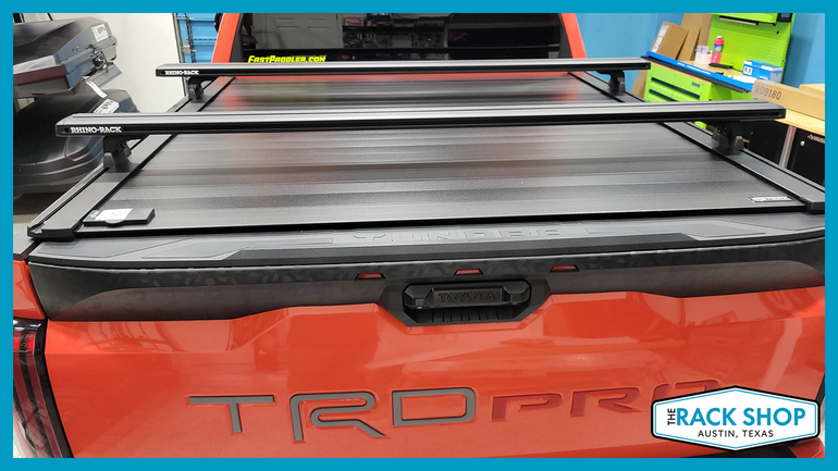 2022-2024 Toyota Tundra TRD PRO Short Bed Rhino-Rack Quick Mount Reconn-Deck Bar Tonneau Rack w/Locks | Full Size