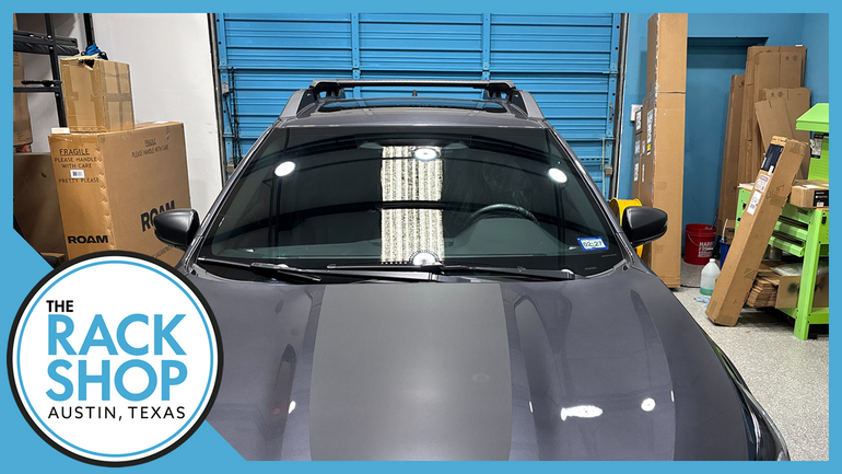 2022-2025 Subaru Outback Wilderness (w/raised rails) Thule EDGE Crossbar Complete Roof Rack