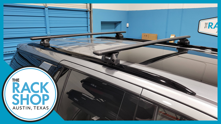 2021-2025 GMC Yukon AT4 (w/flush rails) Thule Crossbar Complete Roof Rack