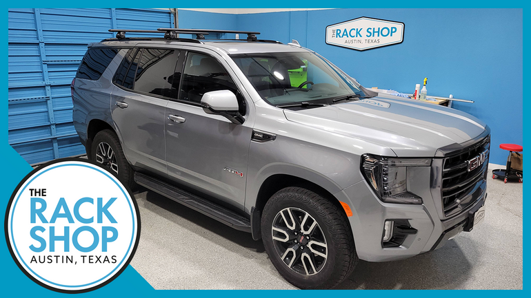 2021-2025 GMC Yukon AT4 (w/flush rails) Thule Crossbar Complete Roof Rack