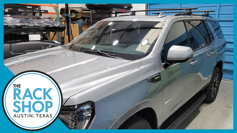 2021-2025 GMC Yukon AT4 (w/flush rails) Thule Crossbar Complete Roof Rack