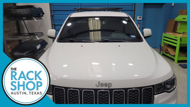 2011-2021 Jeep Grand Cherokee (WK) (w/ metal flush rails) Rhino-Rack RCL Vortex Complete Roof Rack w/Locks