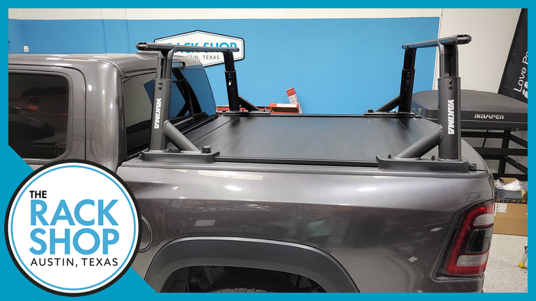 2021-2024 RAM 1500 TRX Yakima OverHaul HD Bed Rack + Retrax Pro XR Tonneau Cover