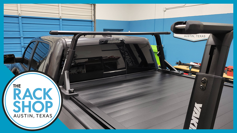 2021-2024 RAM 1500 TRX Yakima OverHaul HD Bed Rack + Retrax Pro XR Tonneau Cover