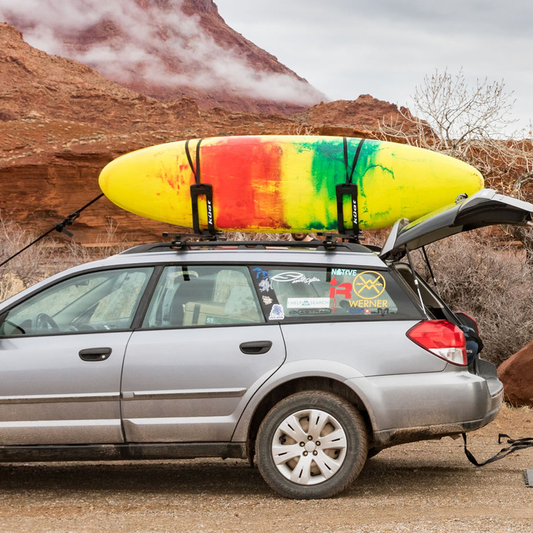 Kuat Racks Class 4 - J-Style FOLDING Kayak Mount | Gray